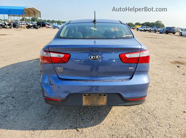 KNADM4A39G6539646 2016 KIA RIO Blue Vista trasera