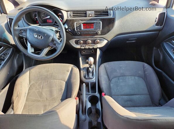 KNADM4A39G6539646 2016 KIA RIO Blue Vista del salpicadero