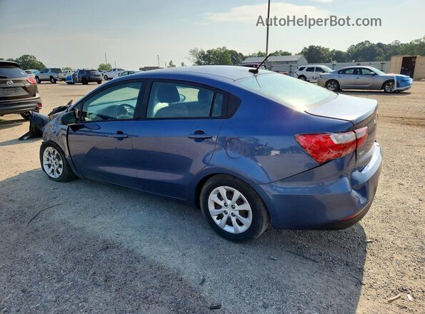 KNADM4A39G6539646 2016 KIA RIO Blue Trasero izquierdo