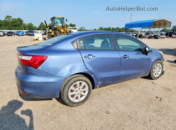 KNADM4A39G6539646 2016 KIA RIO Blue Trasero derecho