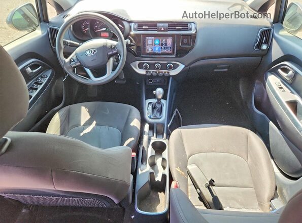 KNADM4A39G6541252 2016 KIA RIO Teal Vista del salpicadero