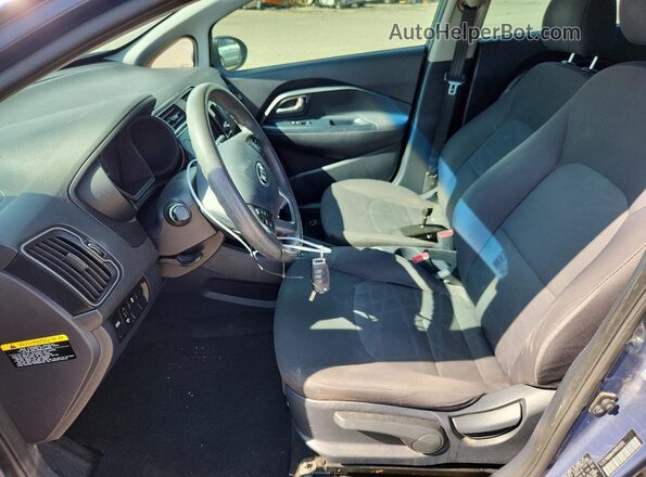 KNADM4A39G6541252 2016 KIA RIO Teal Vista interior delantera