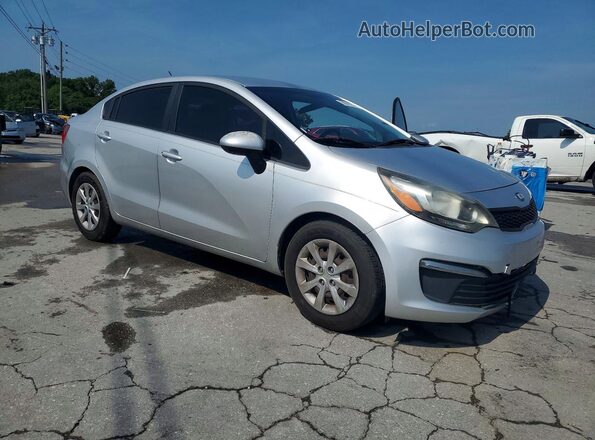 KNADM4A39G6663402 2016 KIA RIO Silver Առջևի աջ