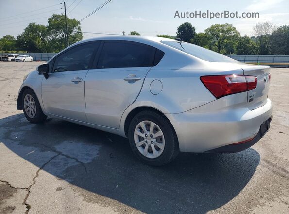 KNADM4A39G6663402 2016 KIA RIO Silver Հետևի ձախ