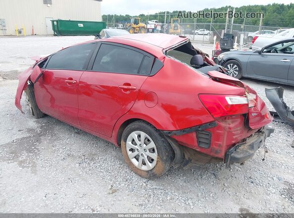 KNADM4A39H6012093 2017 KIA RIO Red Tył lewy