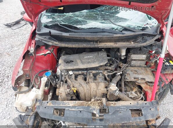 KNADM4A39H6012093 2017 KIA RIO Red Widok z tyłu