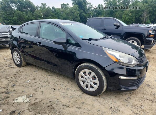 KNADM4A39H6035308 2017 KIA RIO Black Przód prawy
