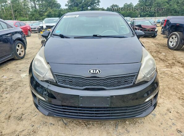 KNADM4A39H6035308 2017 KIA RIO Black Widok z przodu