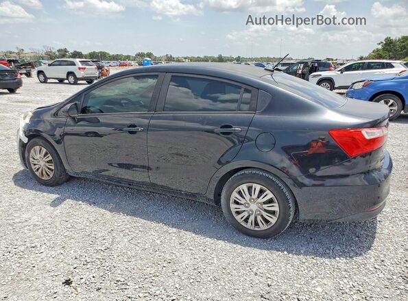 KNADM4A39H6037656 2017 KIA RIO Черный Задняя левая четверть