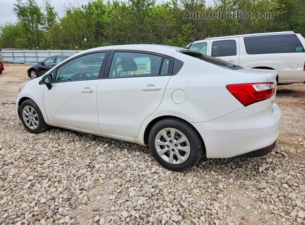 KNADM4A39H6046664 2017 KIA RIO White Задня ліва чверть