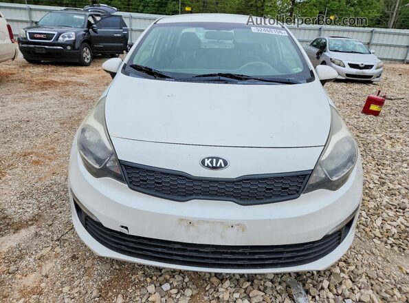 KNADM4A39H6046664 2017 KIA RIO White Вид спереду