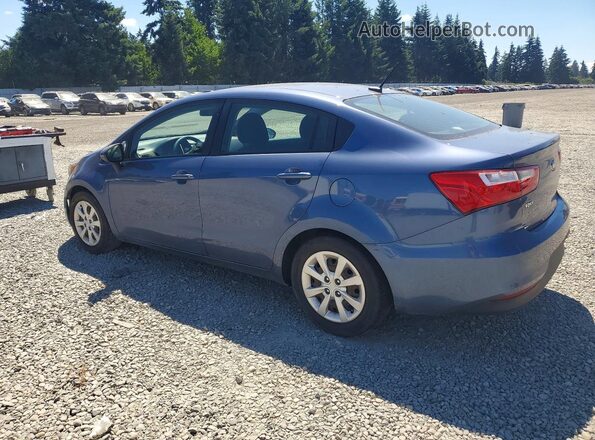KNADM4A3XG6539395 2016 KIA RIO Blue Задня ліва чверть