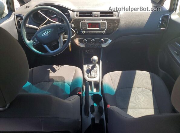 KNADM4A3XG6539395 2016 KIA RIO Blue Вид панелі приладів