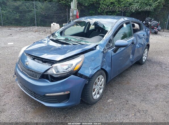 KNADM4A3XG6659830 2016 KIA RIO Blue Front left