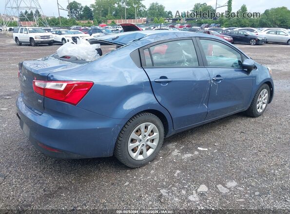 KNADM4A3XG6659830 2016 KIA RIO Blue Rear right