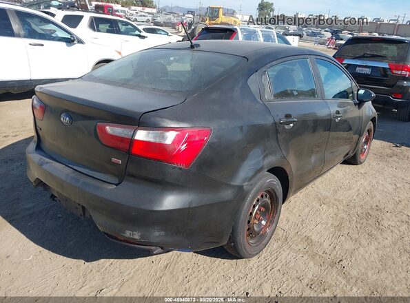KNADM4A3XH6025774 2017 KIA RIO Black Tył prawy