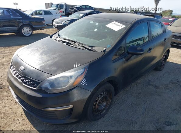 KNADM4A3XH6025774 2017 KIA RIO Black Przód lewy
