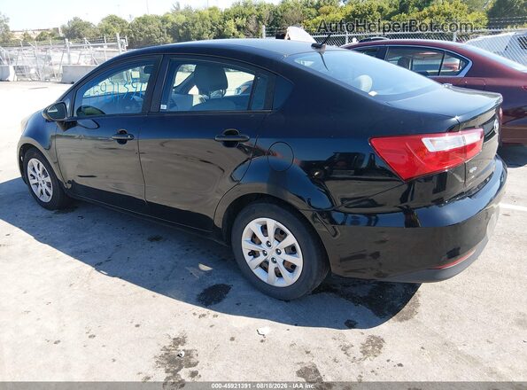 KNADM4A3XH6071072 2017 KIA RIO Black Задня ліва чверть