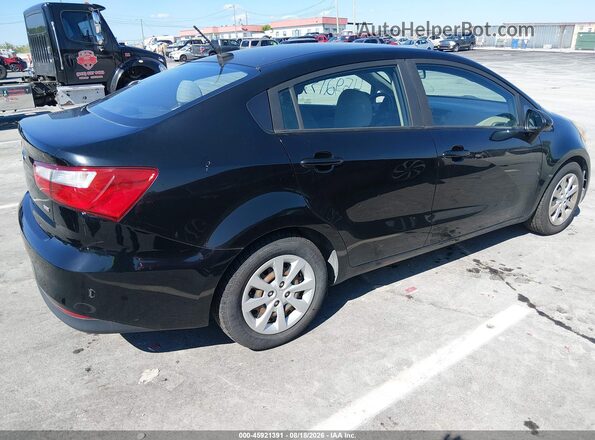KNADM4A3XH6071072 2017 KIA RIO Black Задня права чверть