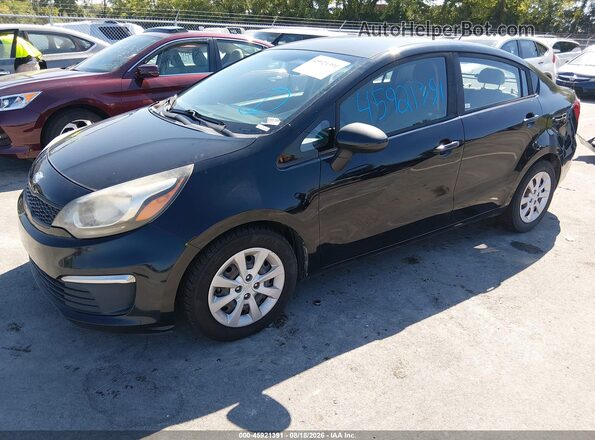KNADM4A3XH6071072 2017 KIA RIO Black Передня ліва чверть