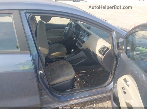 KNADM5A31G6665358 2016 KIA RIO Blue Widok wnętrza z przodu
