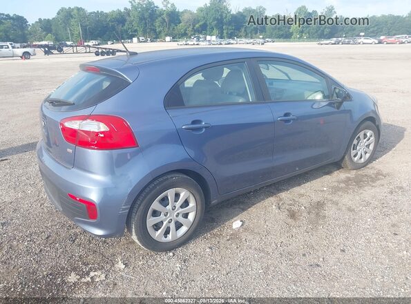 KNADM5A31G6665358 2016 KIA RIO Blue Tył prawy