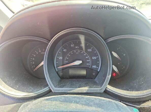 KNADM5A32G6635673 2016 KIA RIO White Вид щитка приладів