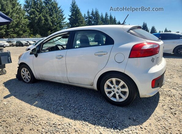 KNADM5A32G6635673 2016 KIA RIO White Задня ліва чверть