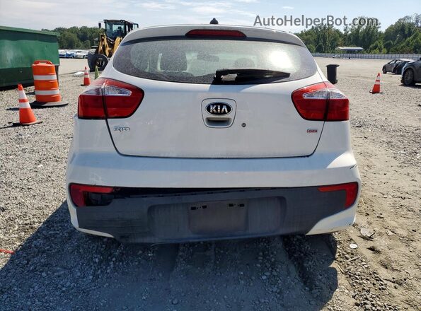 KNADM5A32G6658435 2016 KIA RIO White Vista trasera