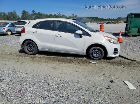 KNADM5A32G6658435 2016 KIA RIO White Delantero derecho