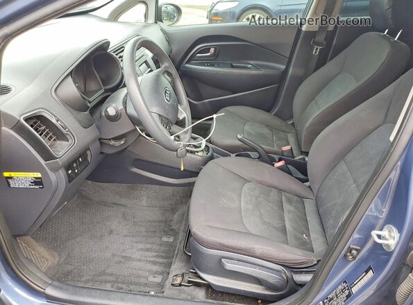 KNADM5A33G6678354 2016 KIA RIO Blue Vista interior delantera