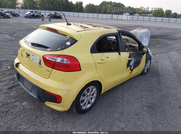 KNADM5A34G6597282 2016 KIA RIO Yellow Rear right