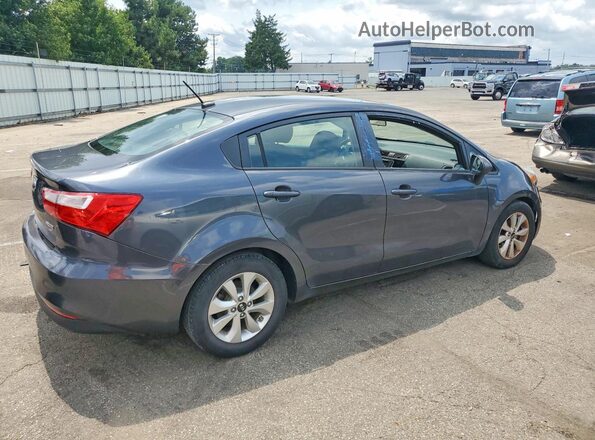 KNADN4A30G6630480 2016 KIA RIO Серый Задняя правая четверть