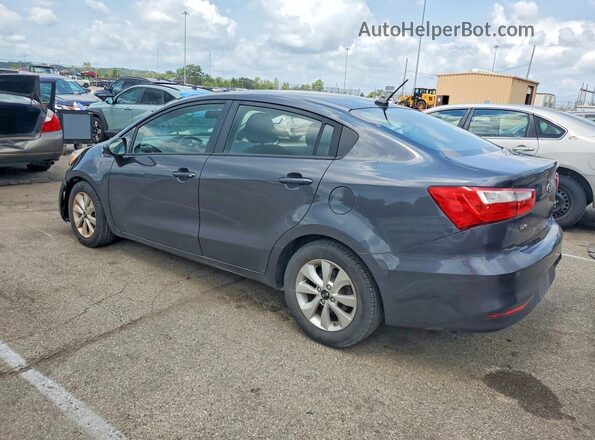 KNADN4A30G6630480 2016 KIA RIO Серый Задняя левая четверть