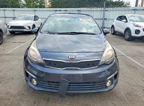 KNADN4A30G6630480 2016 KIA RIO Серый Вид спереди