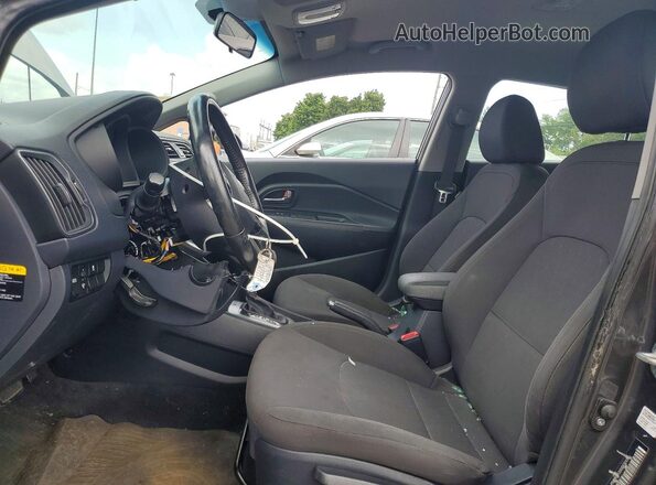 KNADN4A30G6630480 2016 KIA RIO Серый Вид салона спереди