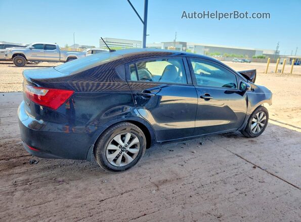 KNADN4A39H6012544 2017 KIA RIO Black უკანა მარჯვენა