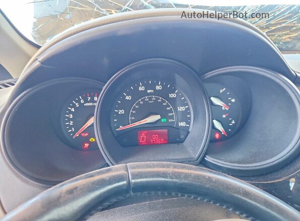KNADN4A39H6012544 2017 KIA RIO Black ხელსაწყოთა პანელის ხედი