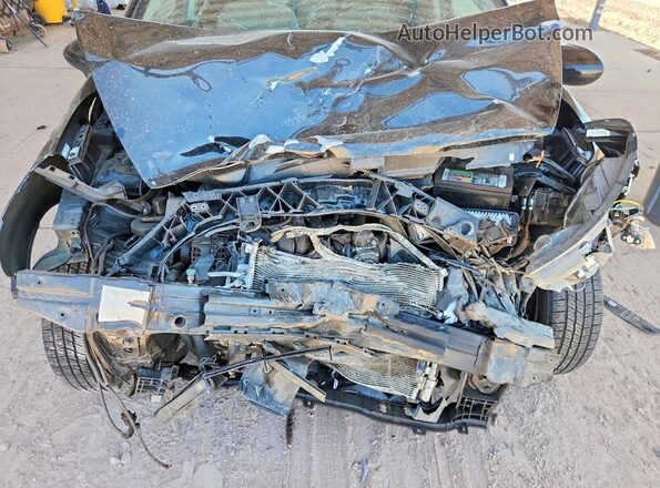 KNADN4A39H6012544 2017 KIA RIO Black უკანა სალონის ხედი