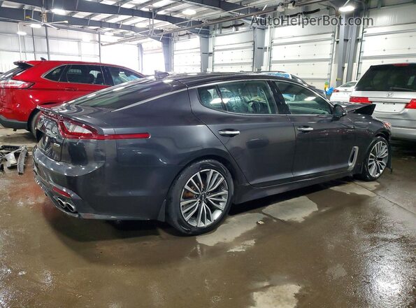 KNAE15LA2K6061481 2019 KIA STINGER Black Tył prawy