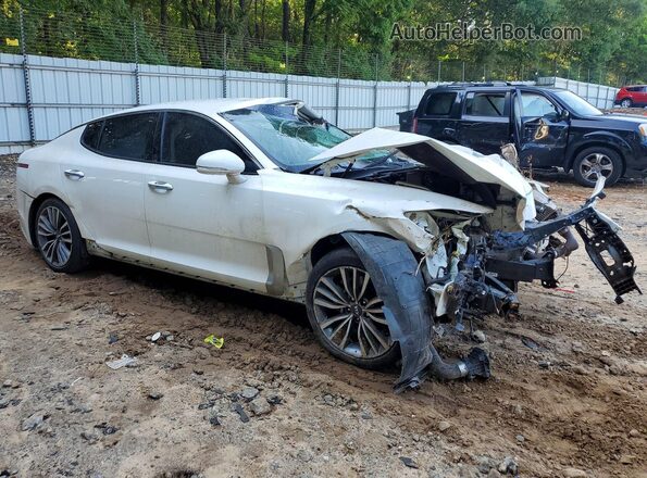 KNAE15LA2K6064218 2019 KIA STINGER White Передня права чверть