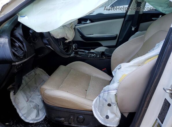 KNAE15LA2K6064218 2019 KIA STINGER White Вид салону спереду