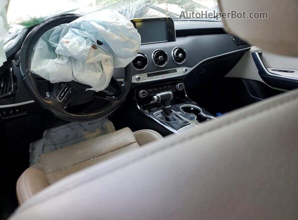 KNAE15LA2K6064218 2019 KIA STINGER White Вид панелі приладів