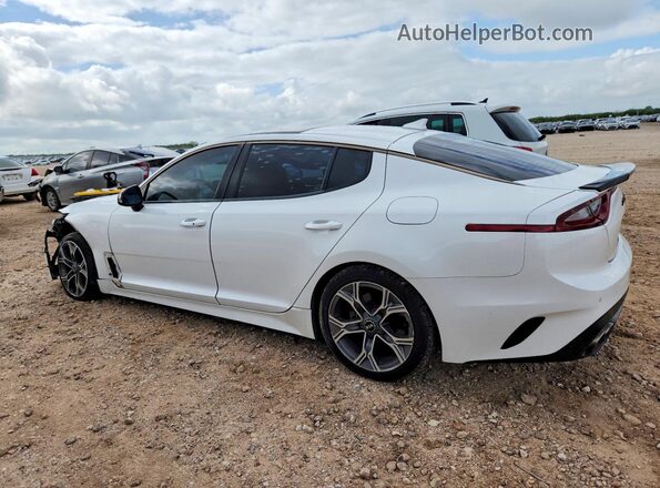 KNAE15LA2L6082283 2020 KIA STINGER Белый Задняя левая четверть