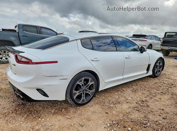 KNAE15LA2L6082283 2020 KIA STINGER Белый Задняя правая четверть