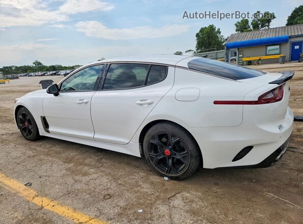 KNAE15LA2M6089333 2021 KIA STINGER White უკანა მარცხენა