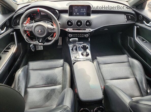 KNAE15LA2M6089333 2021 KIA STINGER White წინა პანელის ხედი