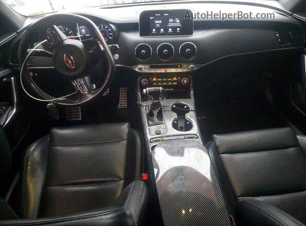 KNAE15LA2M6095469 2021 KIA STINGER Серый Вид панели приборов