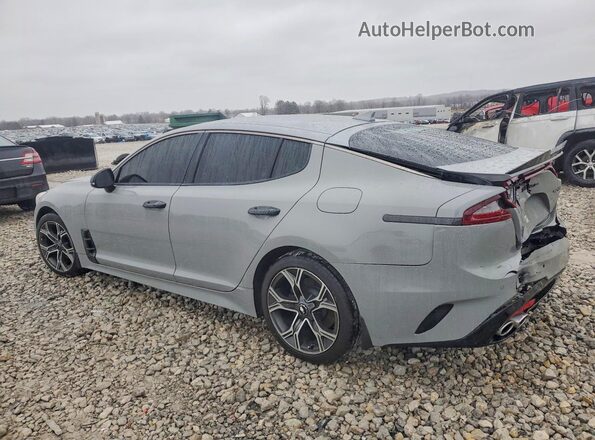 KNAE15LA2M6095469 2021 KIA STINGER Серый Задняя левая четверть