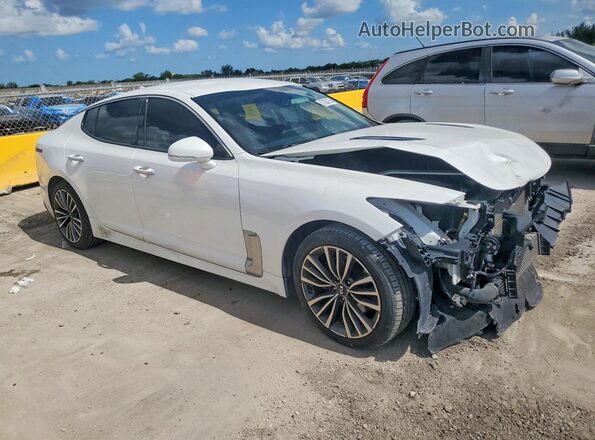 KNAE15LAXK6048655 2019 KIA STINGER White წინა მარჯვენა